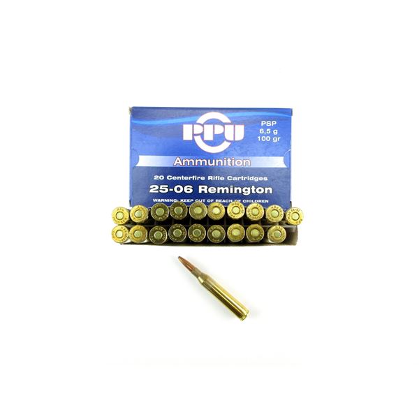 PPU .25-06 REM AMMO LOT