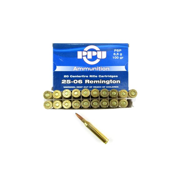 PPU .25-06 REM AMMO LOT