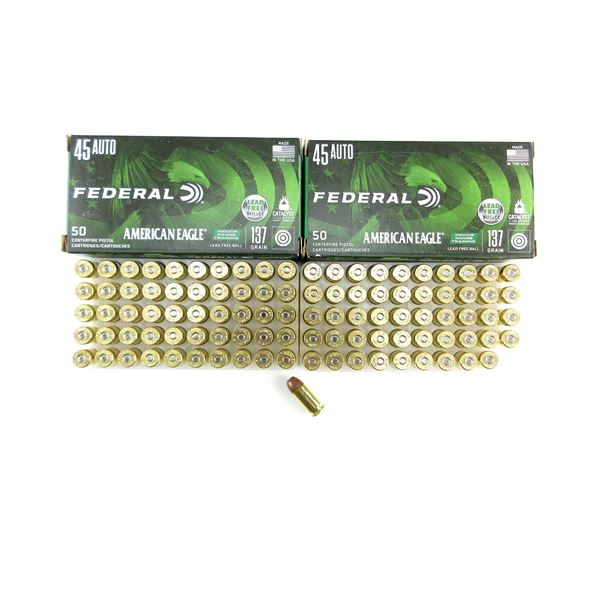 FEDERAL AMERICAN EAGLE .45 AUTO AMMO LOT