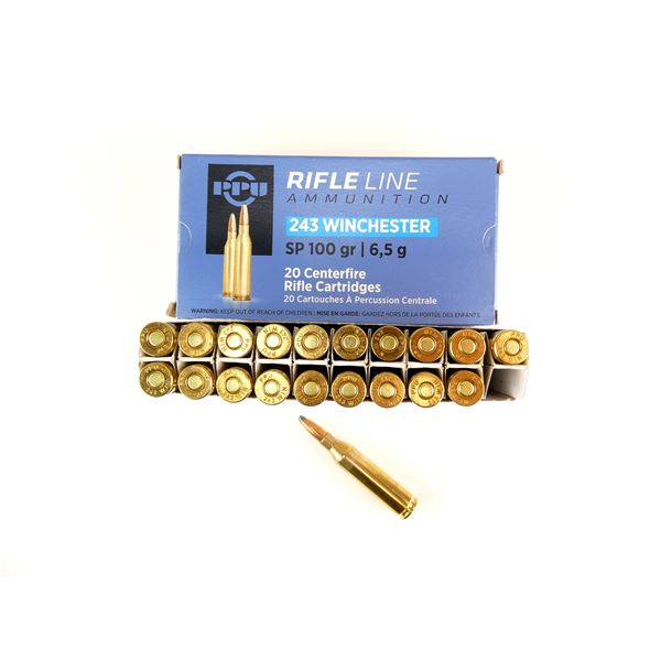 PPU .243 WIN AMMO LOT