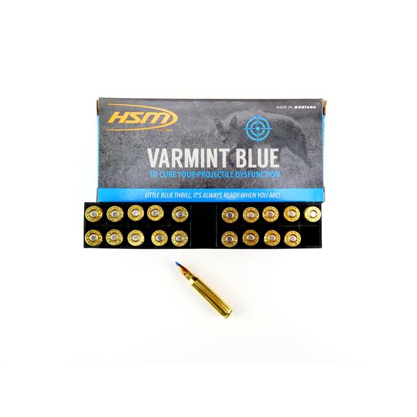 HSM VARMINT BLUE .223 REM AMMO LOT