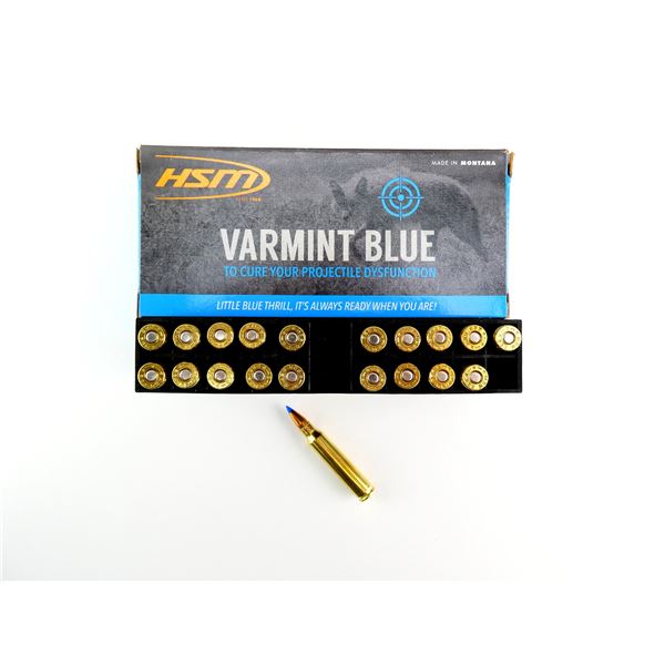HSM VARMINT BLUE .223 REM AMMO LOT