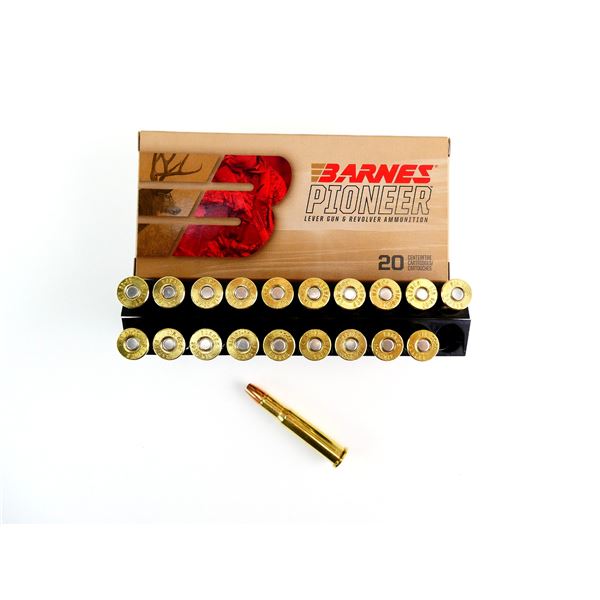 BARNES PIONEER .30-30 WIN AMMO LOT
