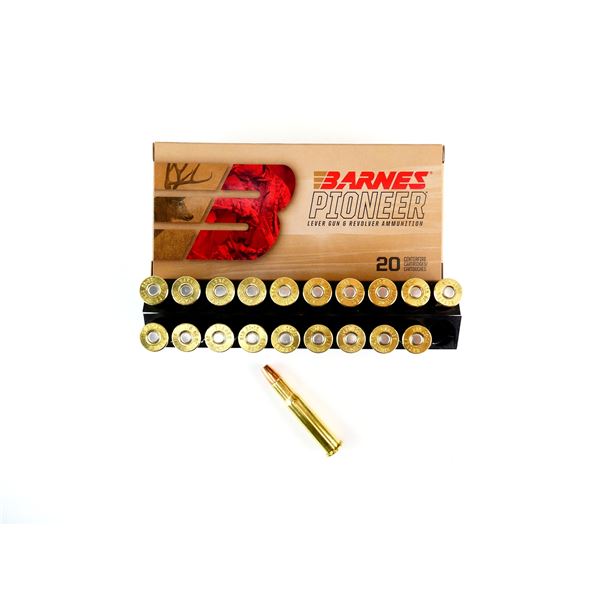 BARNES PIONEER .30-30 WIN AMMO LOT