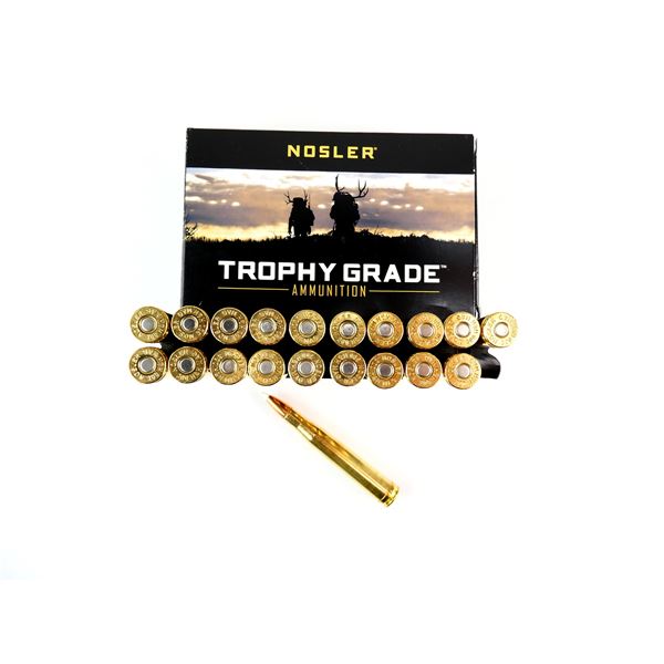 NOSLER TROPHY GRADE .300 H&H AMMO LOT