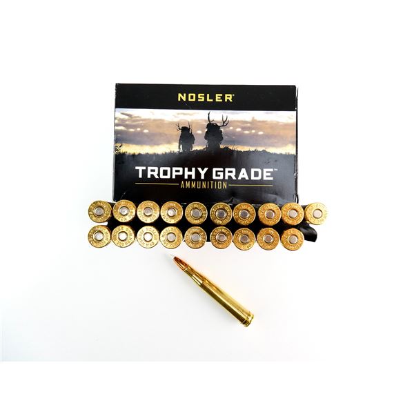 NOSLER TROPHY GRADE .300 H&H AMMO LOT