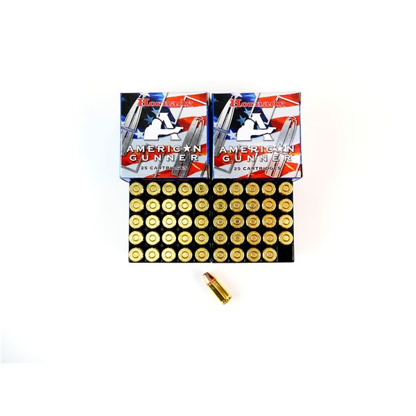 HORNADY AMERICAN GUNNER 9MM LUGER AMMO LOT