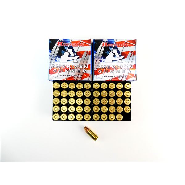 HORNADY AMERICAN GUNNER 9MM LUGER AMMO LOT