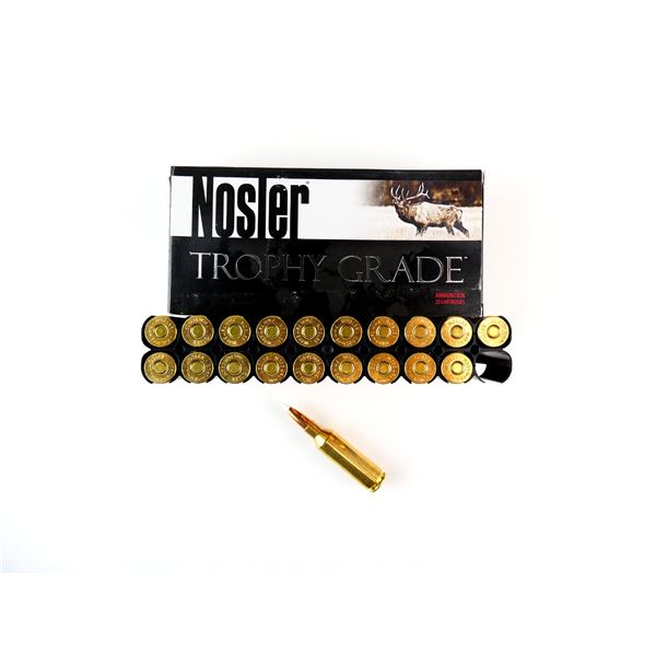 NOSLER TROPHY GRADE 7MM SAUM AMMO LOT