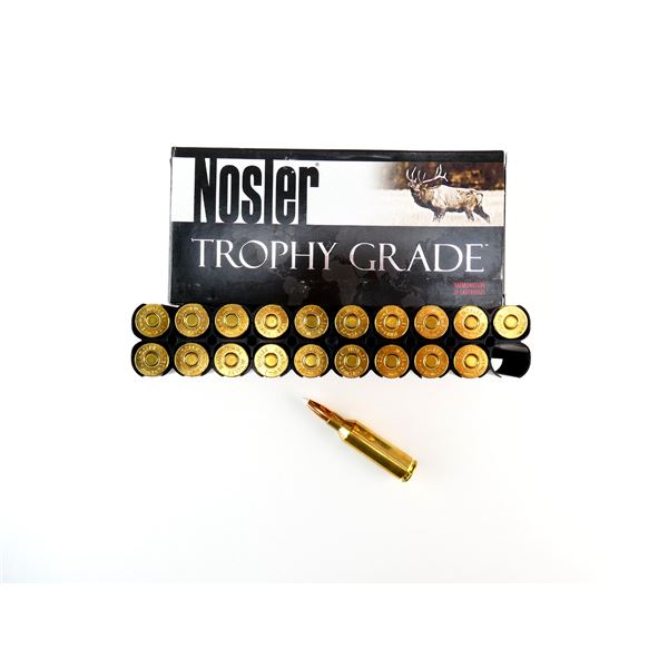 NOSLER TROPHY GRADE 7MM SAUM AMMO LOT