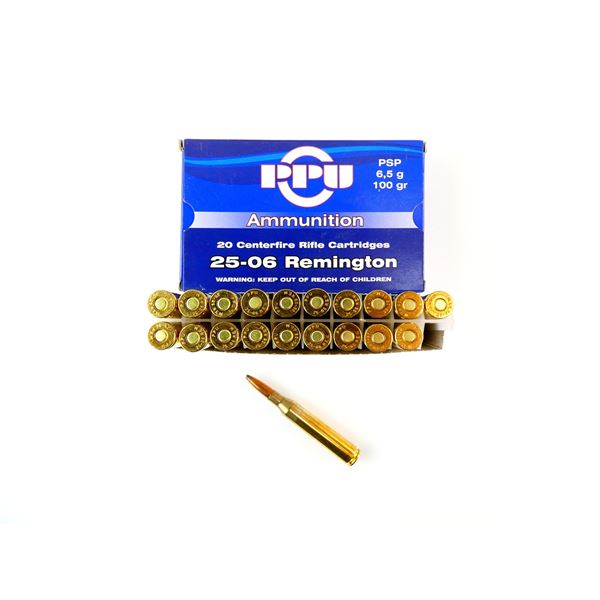 PPU .25-06 REM AMMO LOT