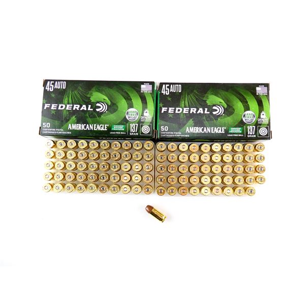 FEDERAL AMERICAN EAGLE .45 AUTO AMMO LOT