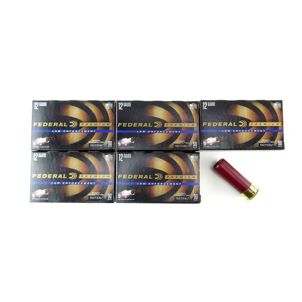 FEDERAL PREMIUM LAW ENFORCEMENT 12 GAUGE 2 3/4"SHOT SHELL AMMO LOT