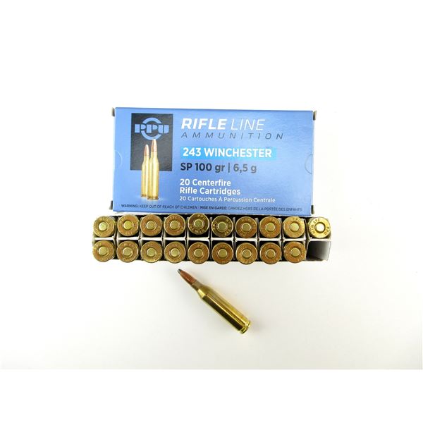 PPU .243 WIN AMMO LOT