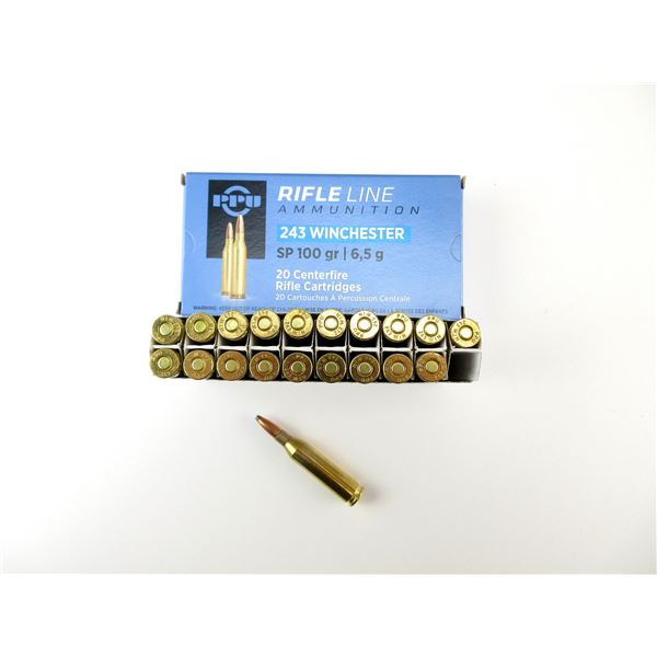 PPU .243 WIN AMMO LOT