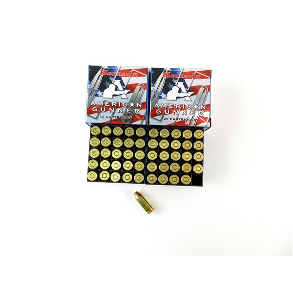 HORNADY AMERICAN GUNNER 9MM LUGER AMMO LOT