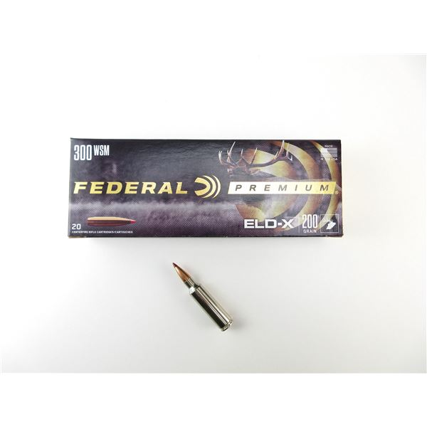 FEDERAL PREMIUM .300 WSM AMMO LOT