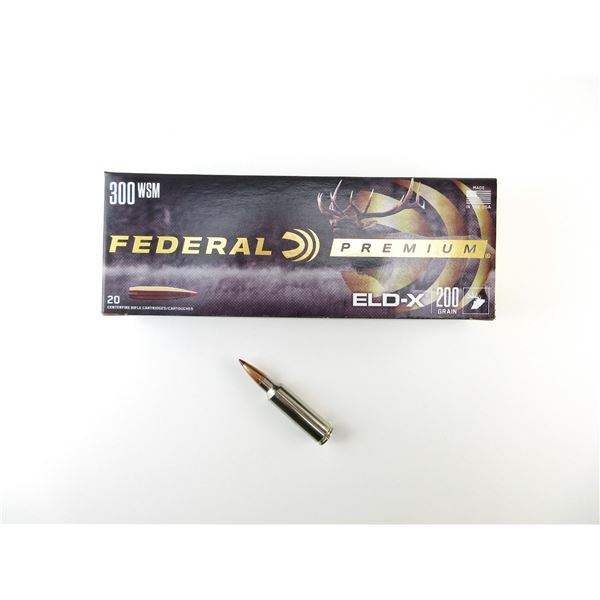 FEDERAL PREMIUM .300 WSM AMMO LOT