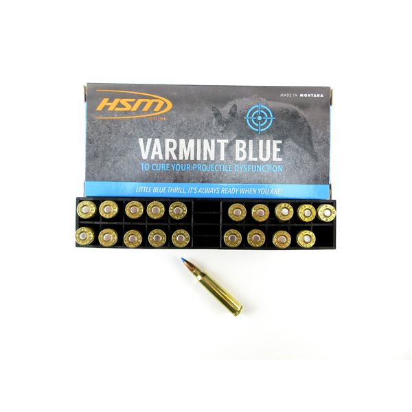 HSM VARMINT BLUE .223 REM AMMO LOT