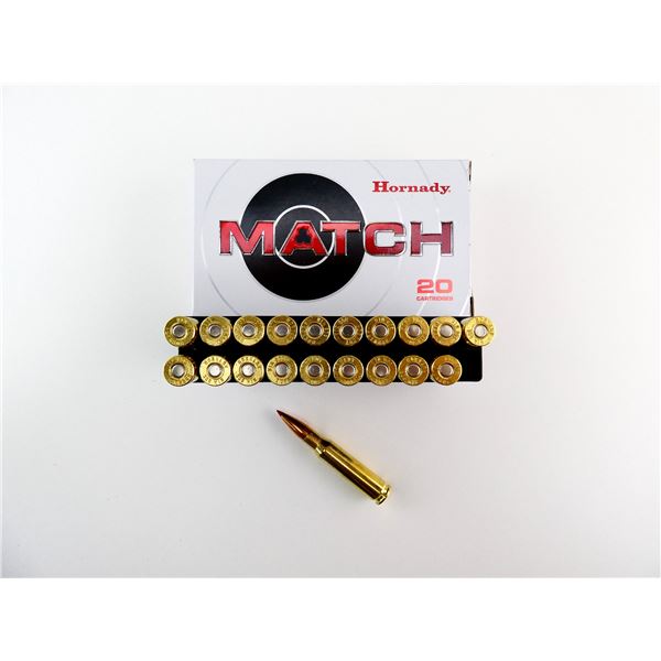HORNADY MATCH .308 WIN AMMO LOT