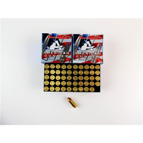 HORNADY AMERICAN GUNNER 9MM LUGER AMMO LOT