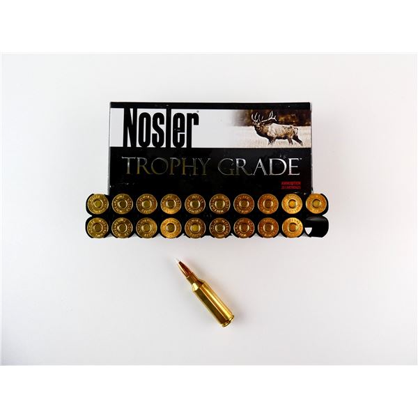 NOSLER TROPHY GRADE 7MM SAUM AMMO LOT
