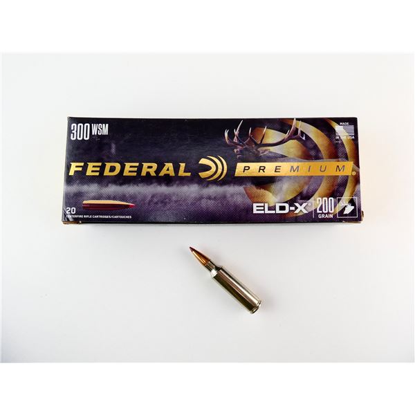 FEDERAL PREMIUM .300 WSM AMMO LOT