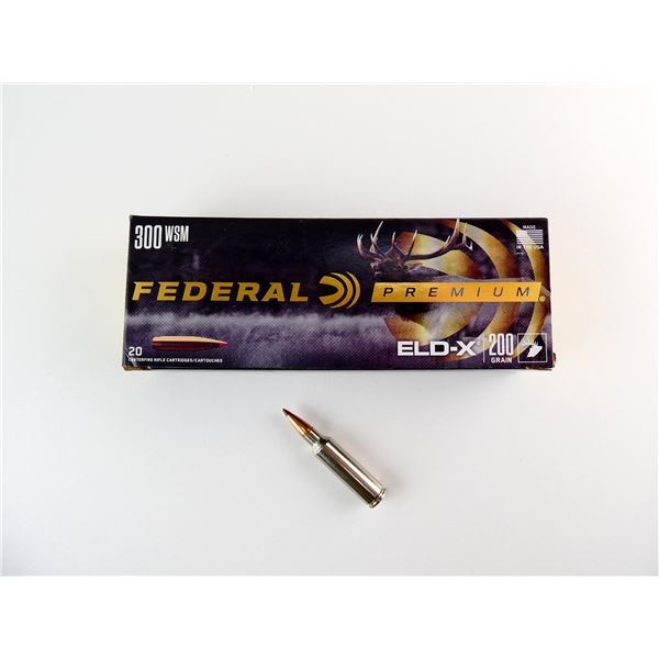 FEDERAL PREMIUM .300 WSM AMMO LOT