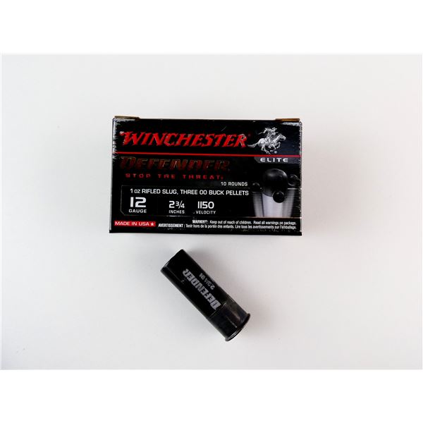 WINCHESTER DEFENDER 12 GAUGE 2 3/4" SHOT SHELL AMMO LOT