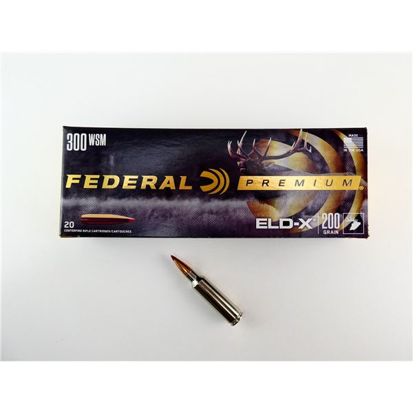 FEDERAL PREMIUM .300 WSM AMMO LOT