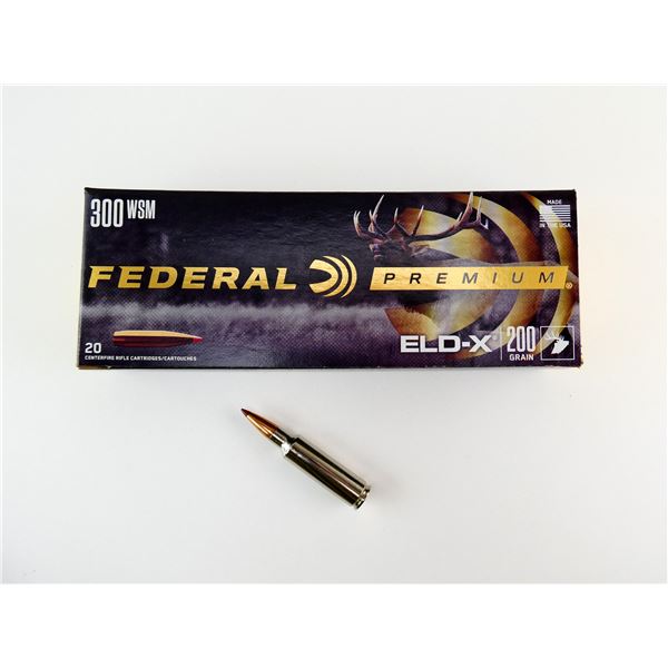 FEDERAL PREMIUM .300 WSM AMMO LOT