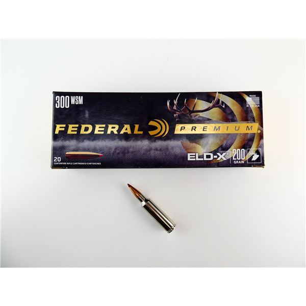 FEDERAL PREMIUM .300 WSM AMMO LOT