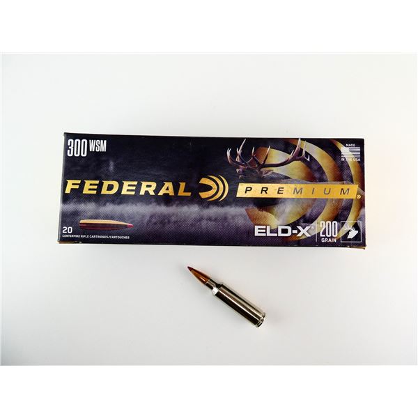 FEDERAL PREMIUM .300 WSM AMMO LOT