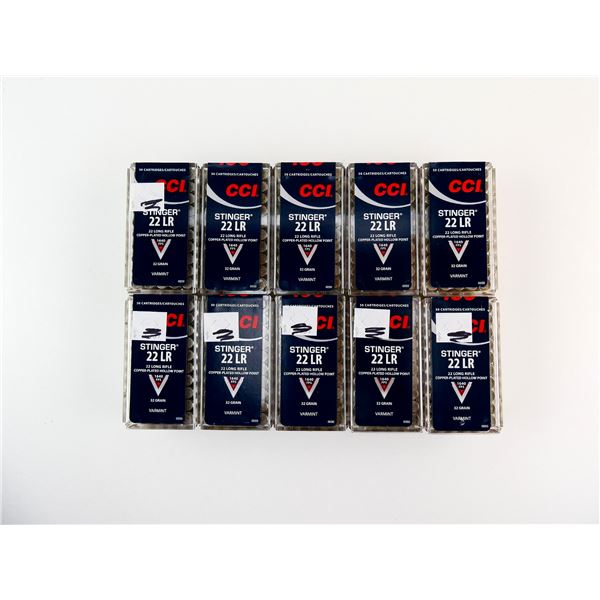 CCI STINGER .22 LR AMMO LOT