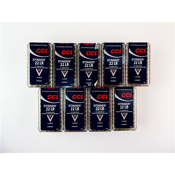 CCI STINGER .22 LR AMMO LOT