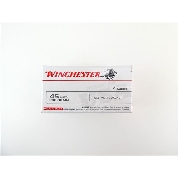 WINCHESTER .45 AUTO AMMO LOT