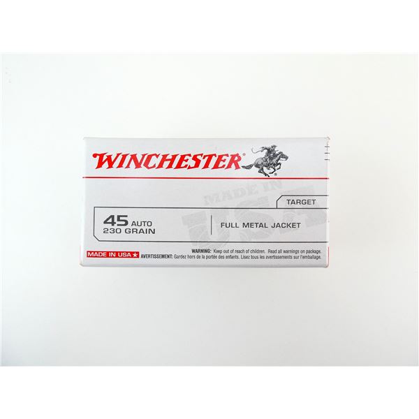 WINCHESTER .45 AUTO AMMO LOT