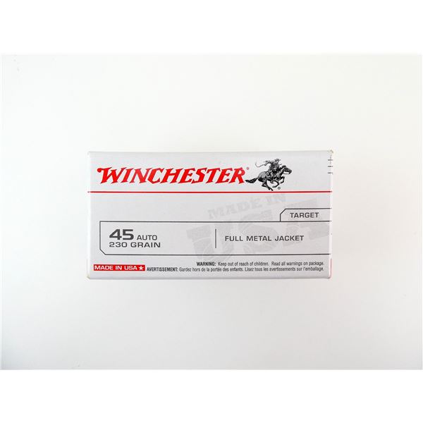 WINCHESTER .45 AUTO AMMO LOT