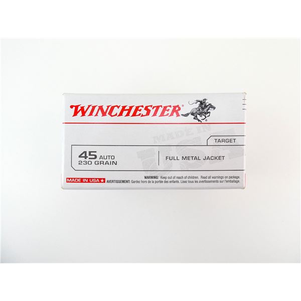 WINCHESTER .45 AUTO AMMO LOT