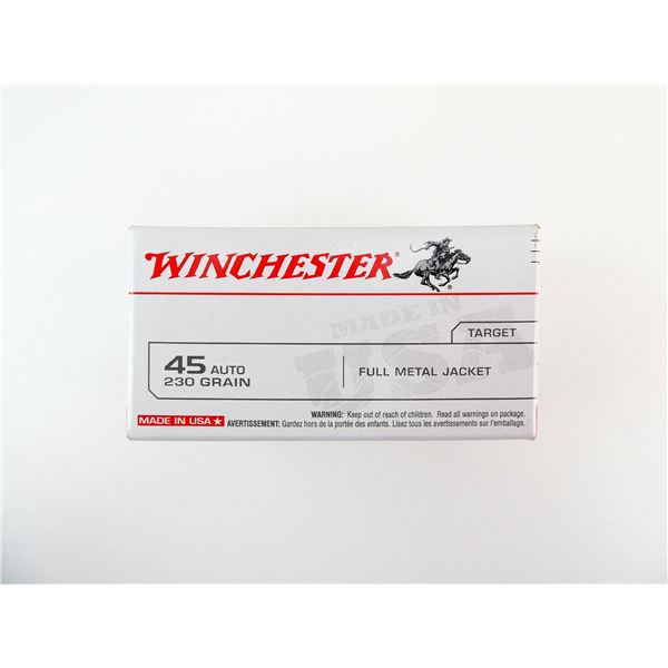 WINCHESTER .45 AUTO AMMO LOT