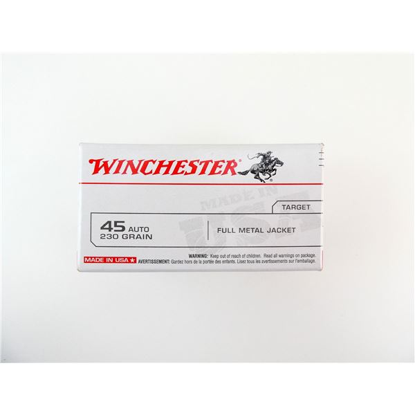 WINCHESTER .45 AUTO AMMO LOT