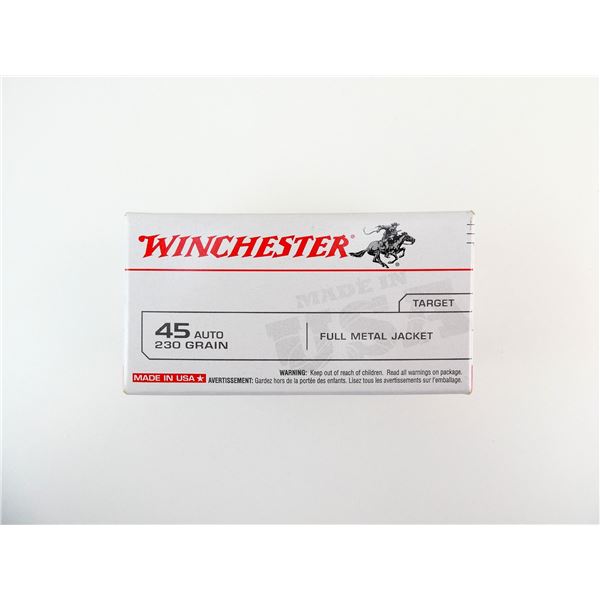 WINCHESTER .45 AUTO AMMO LOT