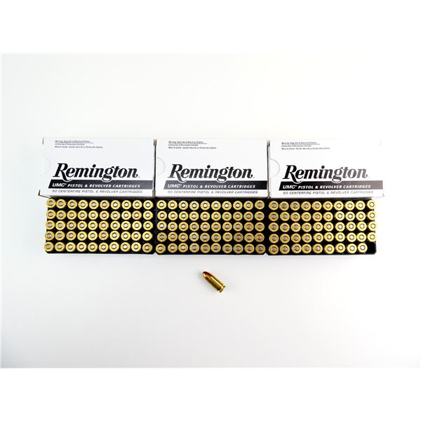 REMINGTON 9MM LUGER AMMO LOT