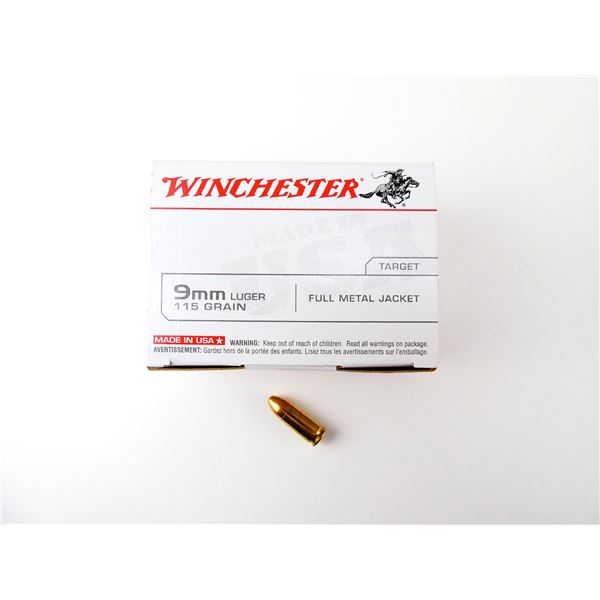 WINCHESTER 9MM LUGER AMMO LOT