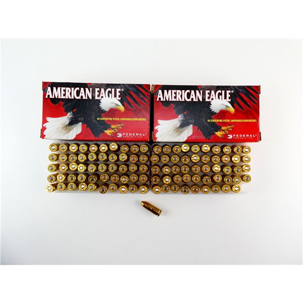 AMERICAN EAGLE 9MM LUGER AMMO LOT