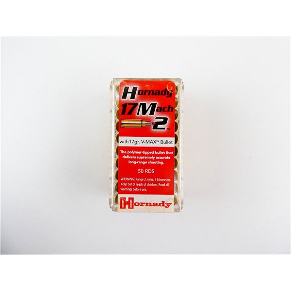 HORNADY .17 MACH 2 AMMO LOT