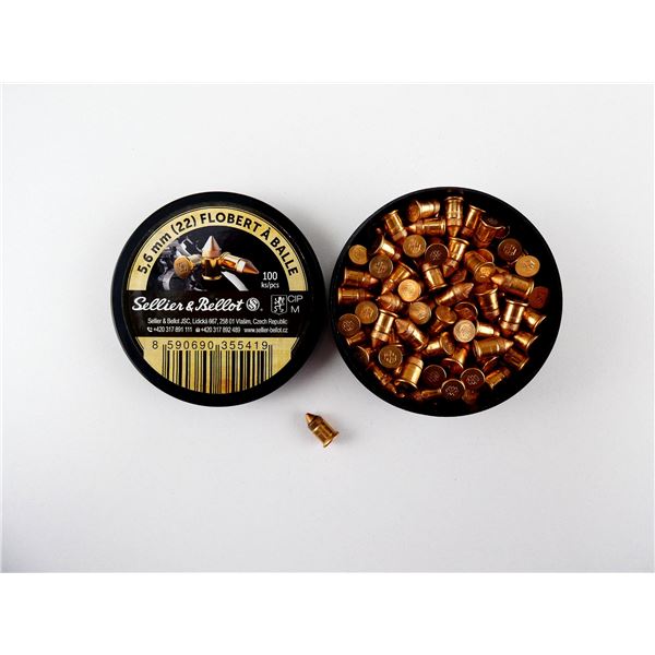 SELLIER & BELLOT 5.6MM (.22) CALIBER FLOBERT A' BALLE AMMO LOT