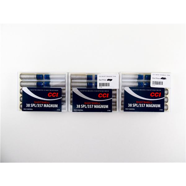 CCI .38 SPL / .357 MAGNUM SHOT SHELL AMMO LOT