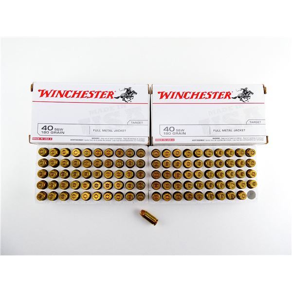 WINCHESTER .40 SMITH & WESSON AMMO LOT