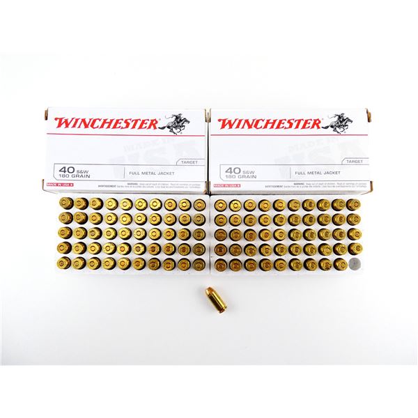 WINCHESTER .40 SMITH & WESSON AMMO LOT